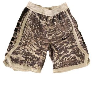 Nike Elite Training Athletic Dri-Fit Tie-Dye Grey AQ9474-480 Boys Shorts Size M